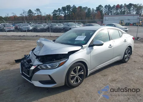 2021 Nissan Sentra Sv Xtronic Cvt z USA, uszkodzony, nr VIN 3N1AB8CV2MY208481